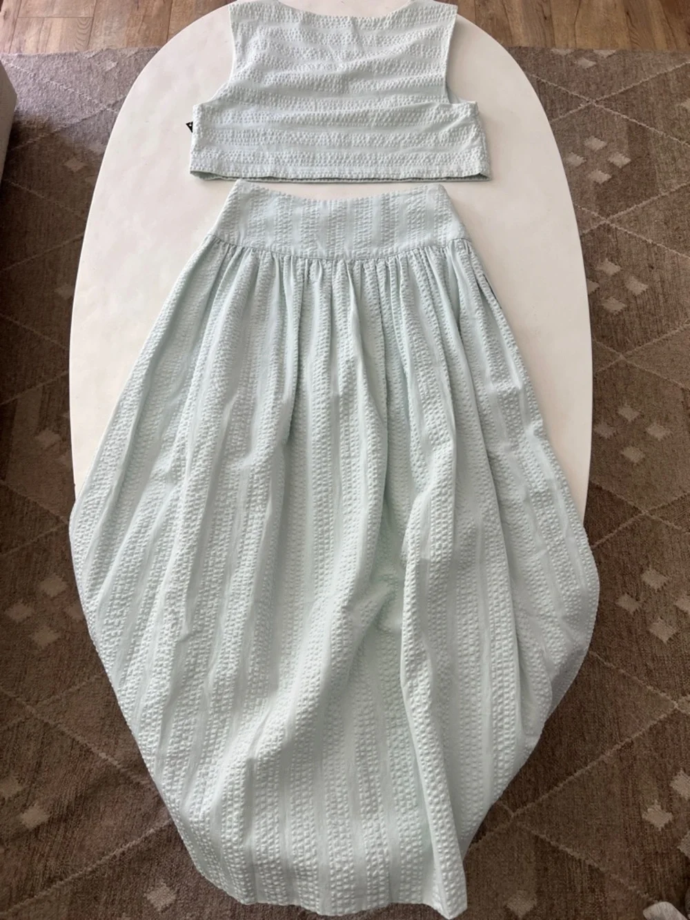 Free People Set For Sunshine 2 Piece Matching Set in Cloud Rider XS (Oversized) - Picture 5 of 9